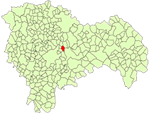 Mapa del municipio de Masegoso de Tajua