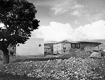 Masegoso en ruinas, tras la Guerra Civil. Fotografa de Antonio Faura