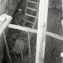 Comienzo de las obras. Fotografa de Antonio Faura