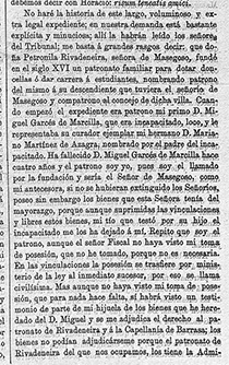 Silverio Martnez de Azagra escribe sobre la obra pa de D. Petronila Rodrguez Rivadeneira