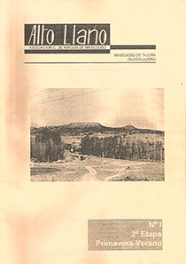 Revista Alto Llano, segunda etapa, n. 1